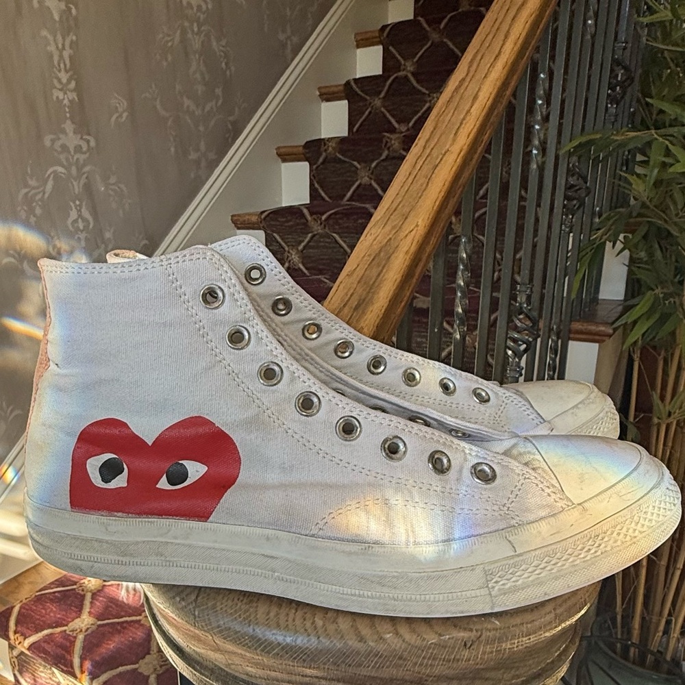 Comme PLAY x Converse Chuck 70 men’s size 10. Preowned good condition. - Picture 5 of 10